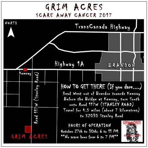 Grim Acres Scare Away Cancer